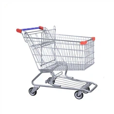 Supermarkt-Einkaufswagen im amerikanischen Stil